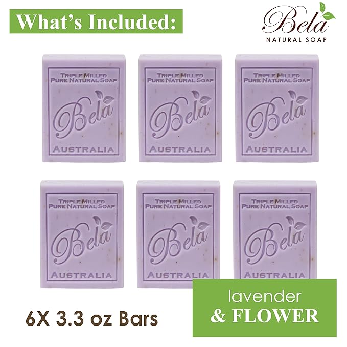 Bela, Lavender & Flower, Natural Ingredient 93g