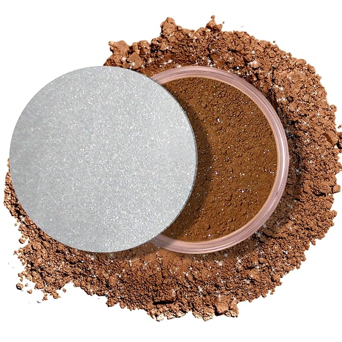 Loose Face Powder Glitter Setting Powder Matte Finishing Face