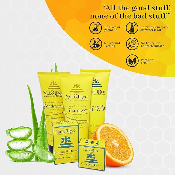 The Naked Bee Vitamin C Face & Body Sunscreen Protection (5.5 Oz) - Suncreen Moisturizing Vitamin C Cream - Sunblock - Sunflower Oil & Aloe with Spf 30