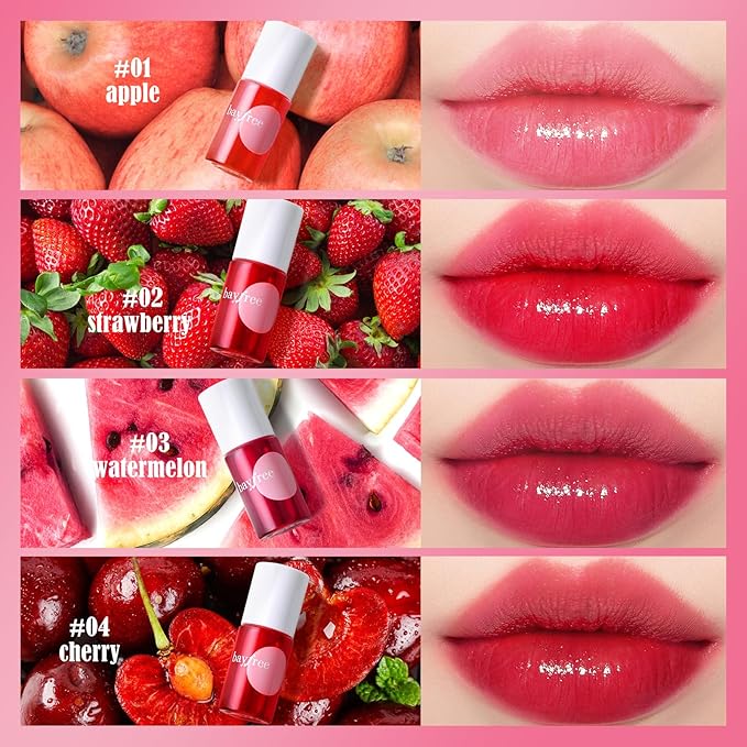 Lip Tint Stain Set, Lip Stain Long Lasting Lip