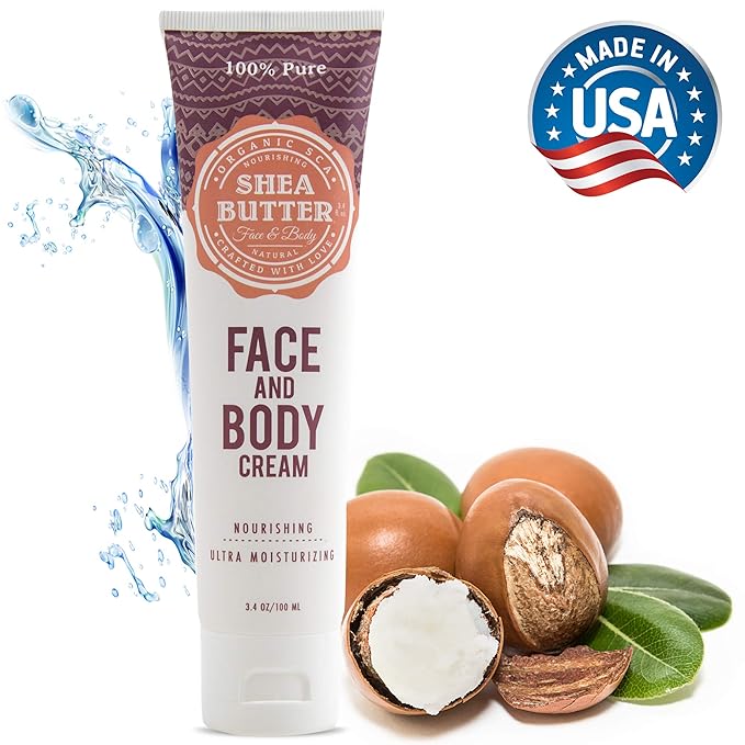 Shea Butter Moisturizing Face and Body Cream – Face 4 oz