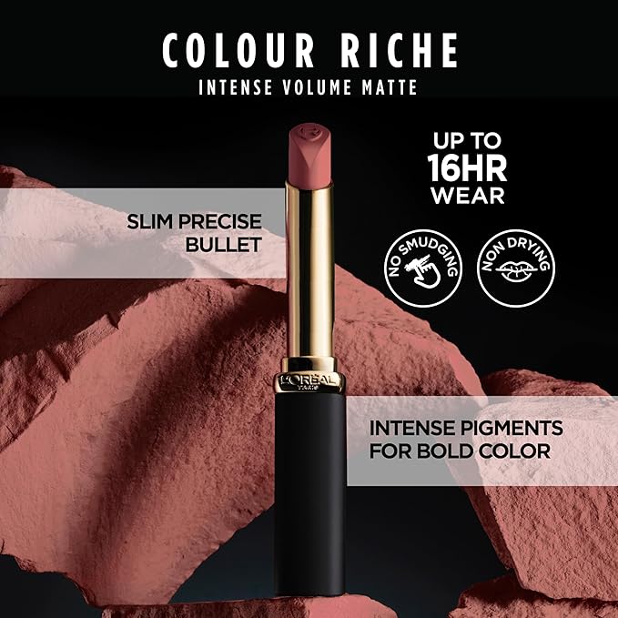 L’Oréal Paris Colour Riche Intense Volume Matte Lipstick, 06 Oz