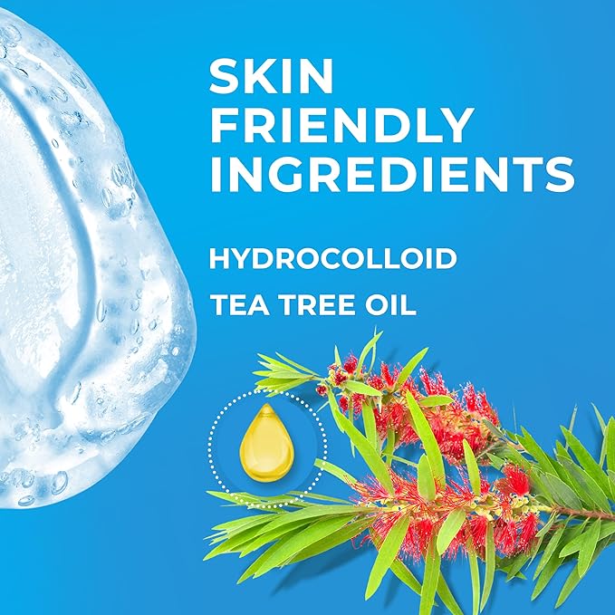 PatchRx Pimple Patches for Face (500 Patches), Hydrocolloid Acne Patches with Tea Tree Oil, Pimple Patch Pimple Stickers - Hydrocolloid Patch Acne Dots - Acne Pimple Patches For Face - Zit Patches