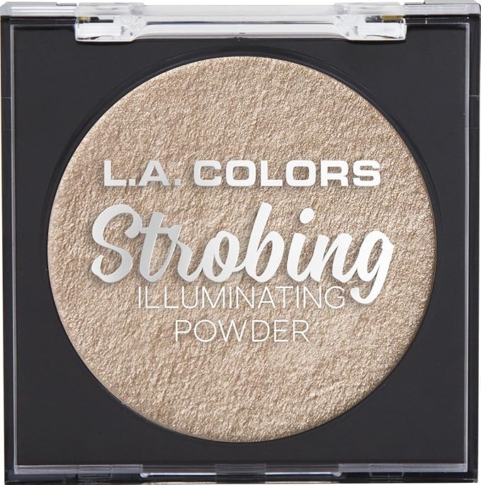 L.A. COLORS Strobing Illuminating Powder, Champagne, 1 Ounce