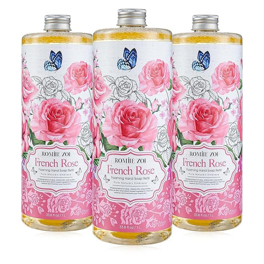 Foaming Hand Soap Refill, Rose, Gentle