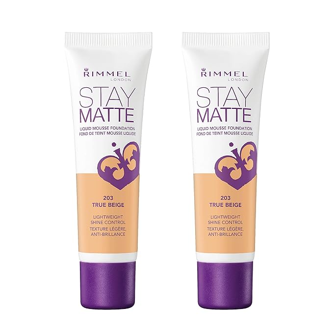 Rimmel, Stay Matte Foundation, True Beige 2 Count of 1)