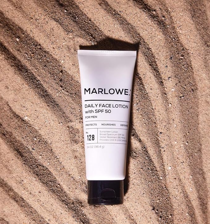 MARLOWE. No. 128 Men's Facial Lotion