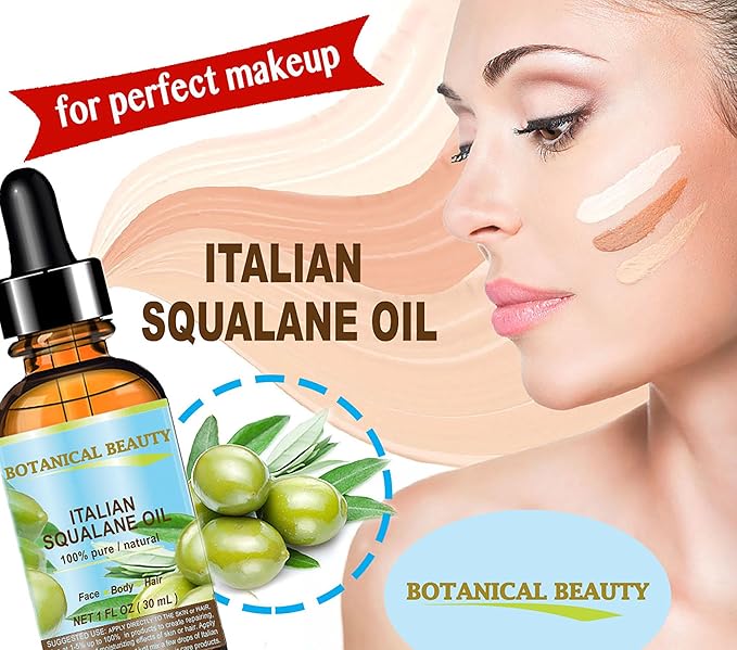 SQUALANE Italian Olive. 100% Pure Natural Undiluted Oil. Skincare Protection 4 fl.oz