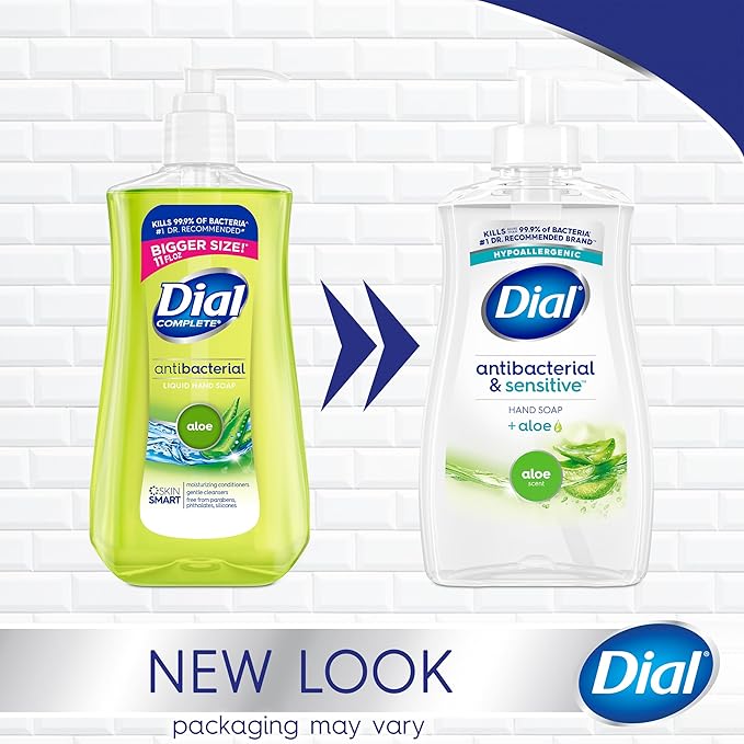 Dial Antibacterial Liquid Hand Soap, Aloe