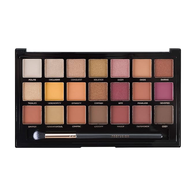 Profusion Cosmetics 21 Shade Eyeshadow Palette for Eyecatching