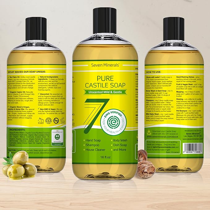 Pure Castile Soap - No Palm