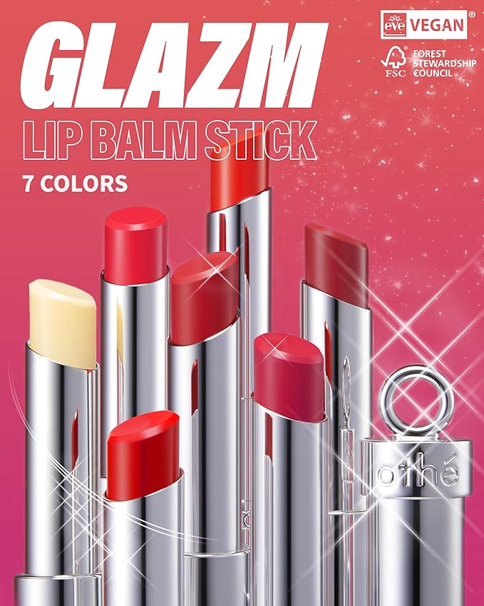 ATHE Glazm Lipbalm Stick - Vegan Glow Korean Lipbalm 12oz