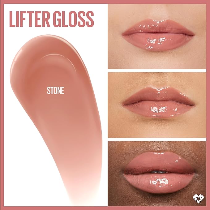 Maybelline Lifter Gloss, Hydrating Lip Gloss with Hyaluronic Lip