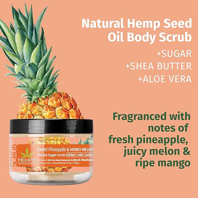 HEMPZ Sugar Body Scrub All Natural