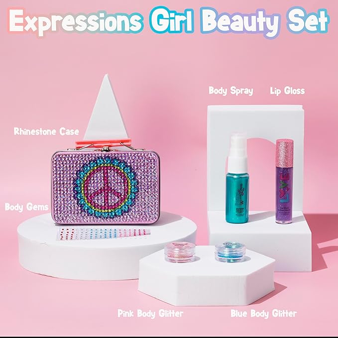 Expressions 6pc Peace & Rhinestones Beauty