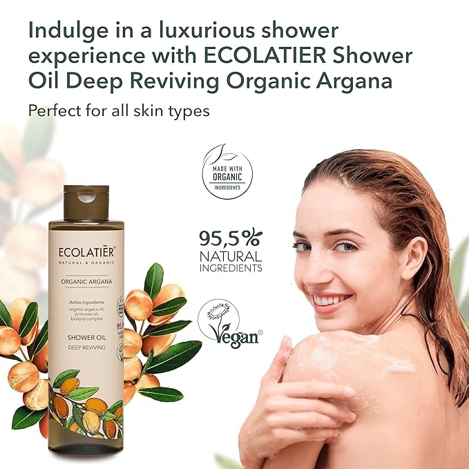 Deep Reviving Shower Oil with Organic