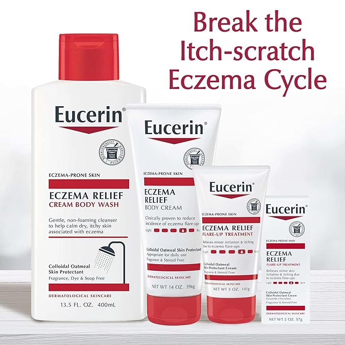 Eucerin Eczema Relief Cream, Full Body 8 oz