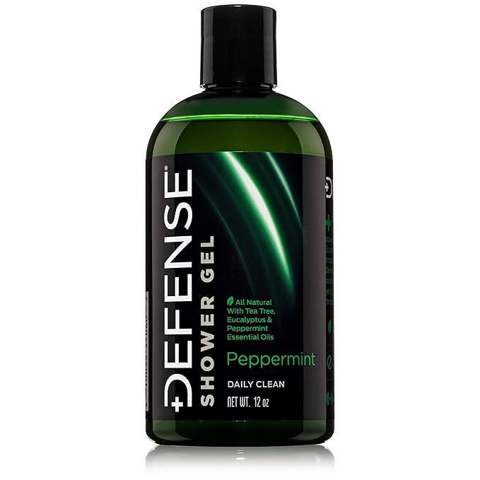 Defense Soap Organic Peppermint Body Wash 12 oz