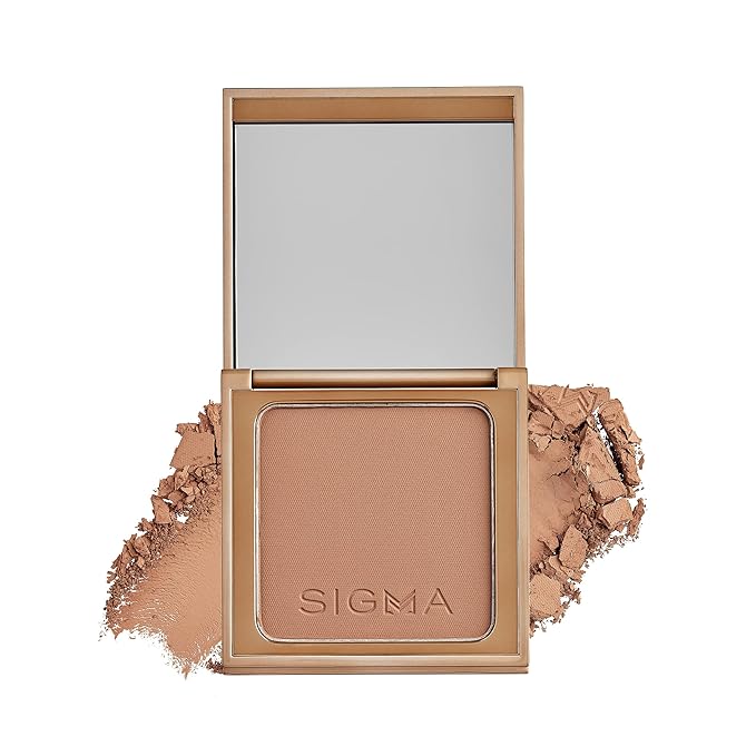 Sigma Beauty Matte Bronzer – Longwear Light Bronzer Powder Bronzer)