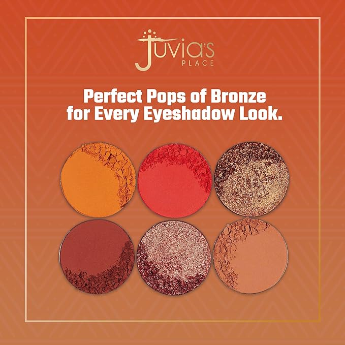 Juvia's Place Palette The Bronzed Rustic - Shades