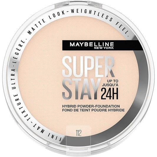 Maybelline Super Stay Up to 24HR Hybrid Powder-Foundation, 1 Count