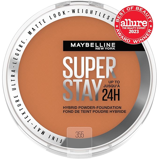 Maybelline Super Stay Up to 24HR Hybrid Powder-Foundation, 1 Count