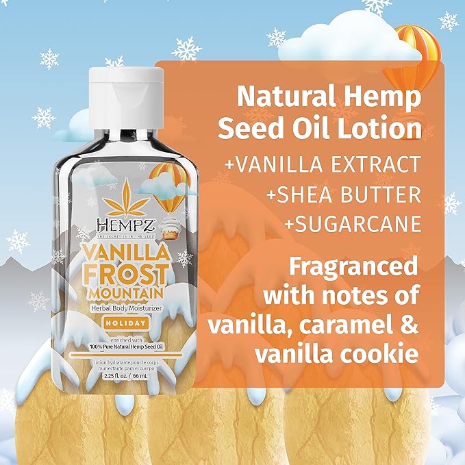 Hempz Limited Edition Vanilla Frosted Mountain 2.25 Oz