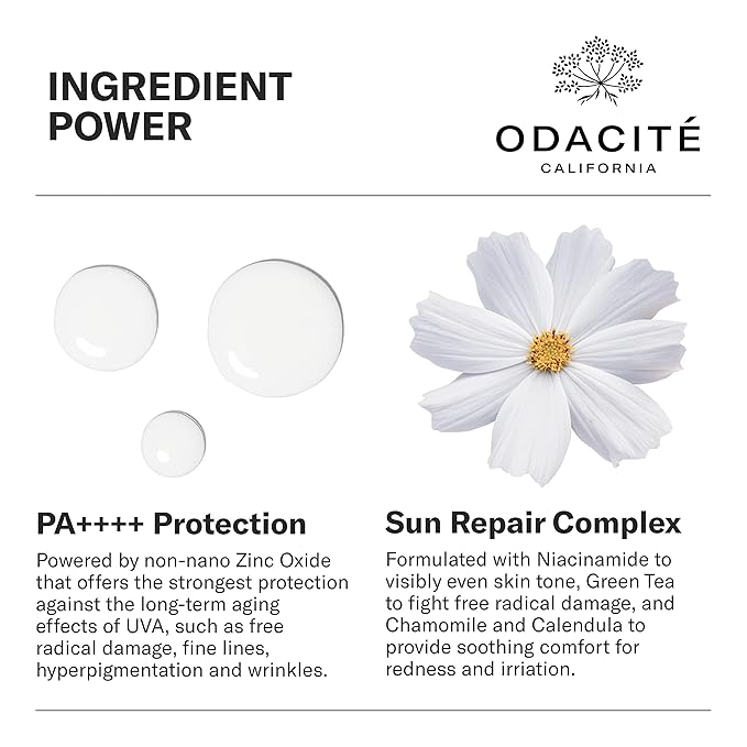 Odacite SPF 50 Mineral Drops Sheer Sunscreen, 30ml