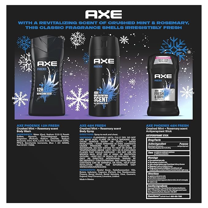 AXE Gift Set for Men, Phoenix