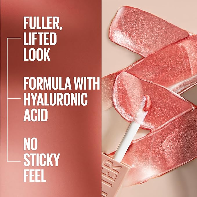 Maybelline Lifter Gloss, Hydrating Lip Gloss with Hyaluronic Lip