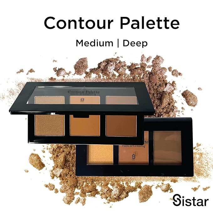 Sistar Shimmer Contour Palettes Define Natural Depth Lighten