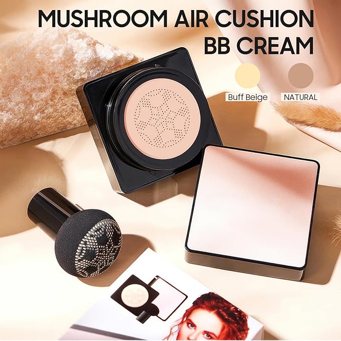 Air Cushion CC Cream Mushroom Head - Moisturizing Types (Natural)