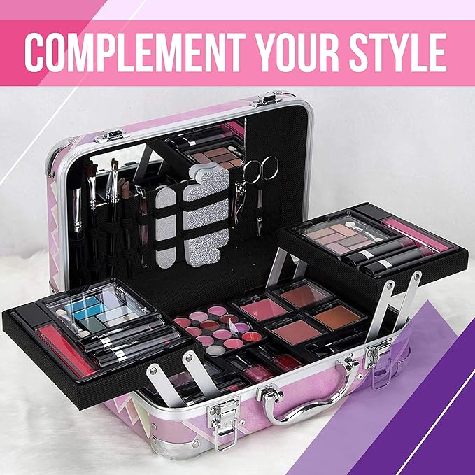 Starter Carry-All Teen Makeup Kit Gift Set, Pink,