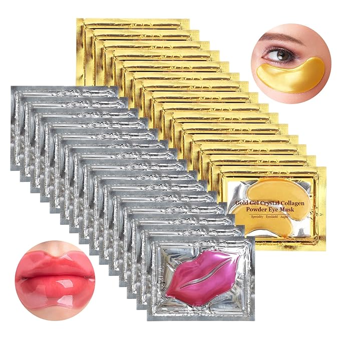 Jakuva 30 Pairs Lip Masks & Moisturizing