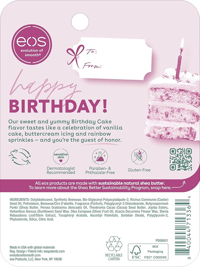 eos 24H Moisture Super Balm- Birthday