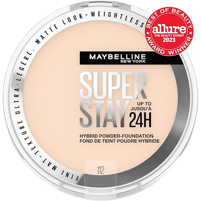 Maybelline Super Stay Up to 24HR Hybrid Powder-Foundation, 1 Count