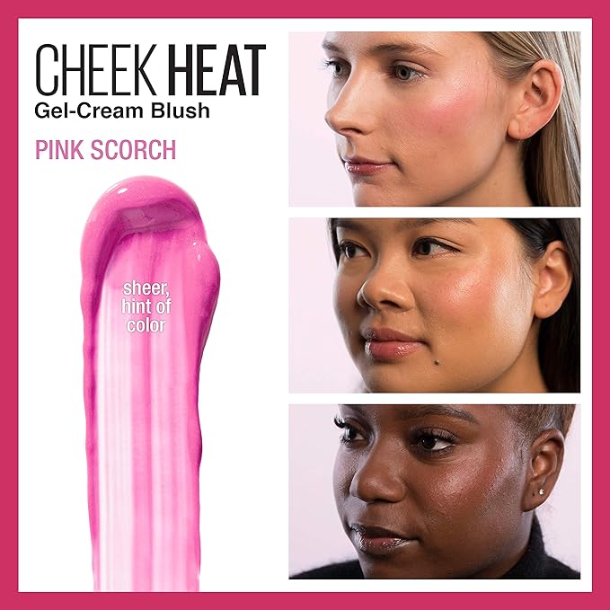 Maybelline Cheek Heat Gel-Cream Blush Makeup, Lightweight, Breathable 1 Count