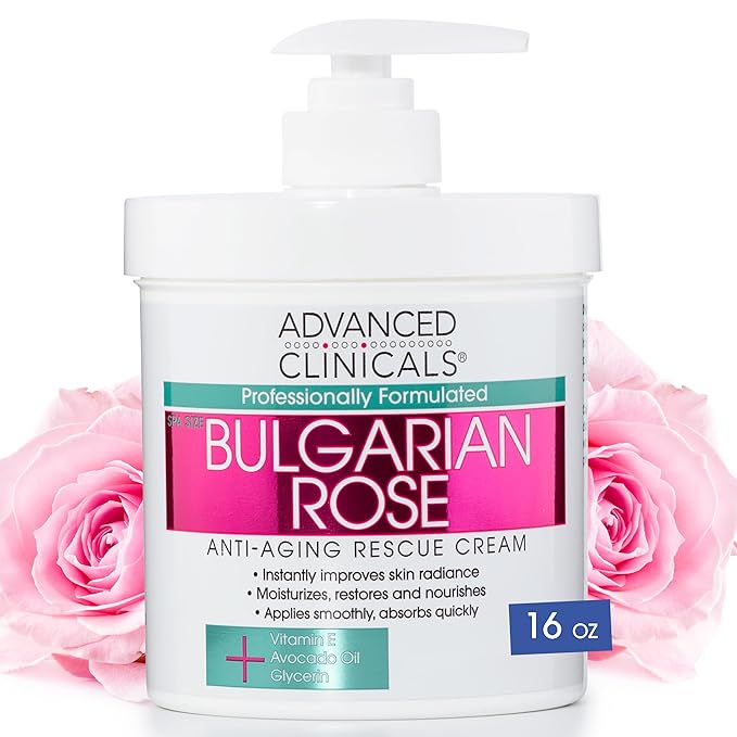 Advanced Clinicals Bulgarian Rose Anti Aging