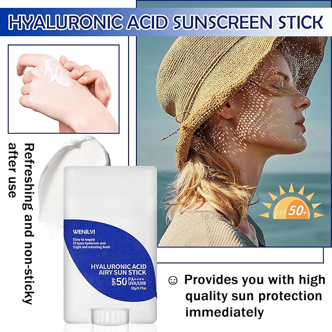 Hyaluronic Acid Sunscreen Stick,No Sticky