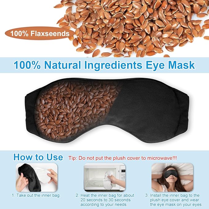 Weighted eye mask for sleeping,