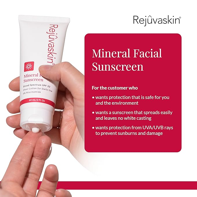 Rejuvaskin Mineral Facial Sunscreen -