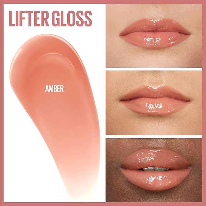 Maybelline Lifter Gloss, Hydrating Lip Gloss with Hyaluronic Lip