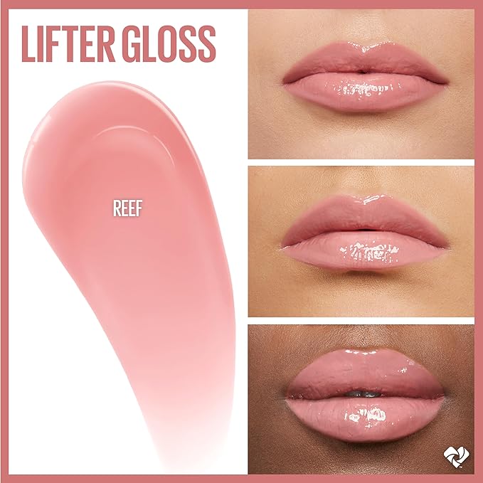 Maybelline Lifter Gloss, Hydrating Lip Gloss with Hyaluronic Lip