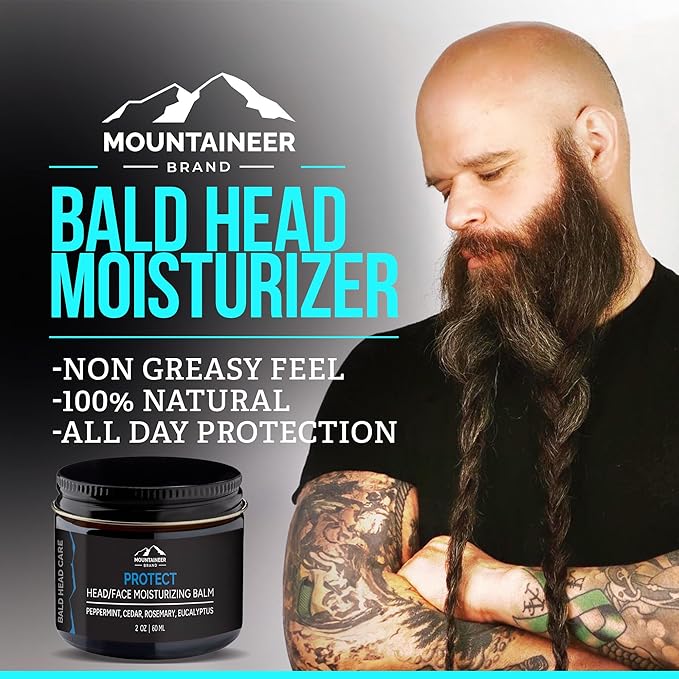 Mountaineer Brand Bald Head Care For Moisturizing