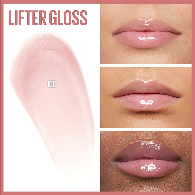 Maybelline Lifter Gloss, Hydrating Lip Gloss with Hyaluronic Lip