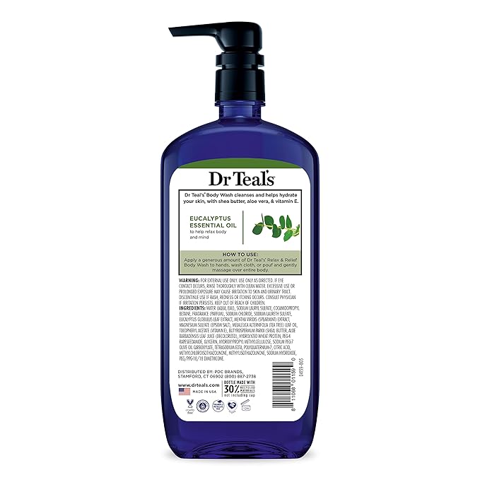 Dr Teal's Body Wash with Pure Epsom Salt,