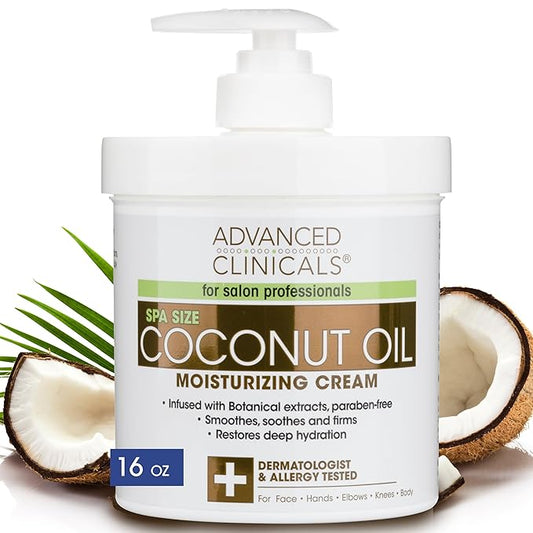 Advanced Clinicals Coconut Body Lotion Moisturizing