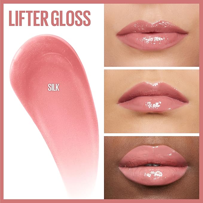 Maybelline Lifter Gloss, Hydrating Lip Gloss with Hyaluronic Lip