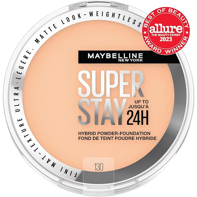 Maybelline Super Stay Up to 24HR Hybrid Powder-Foundation, 1 Count