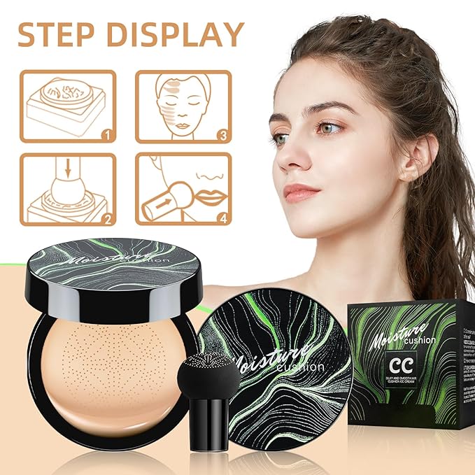 Mushroom Head Air Cushion CC Cream - BB （Medium Deep)